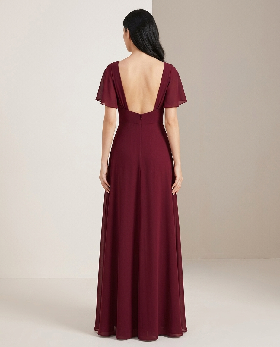 Driftly | Dress Women's Maxi Empire Waist - Chiffon