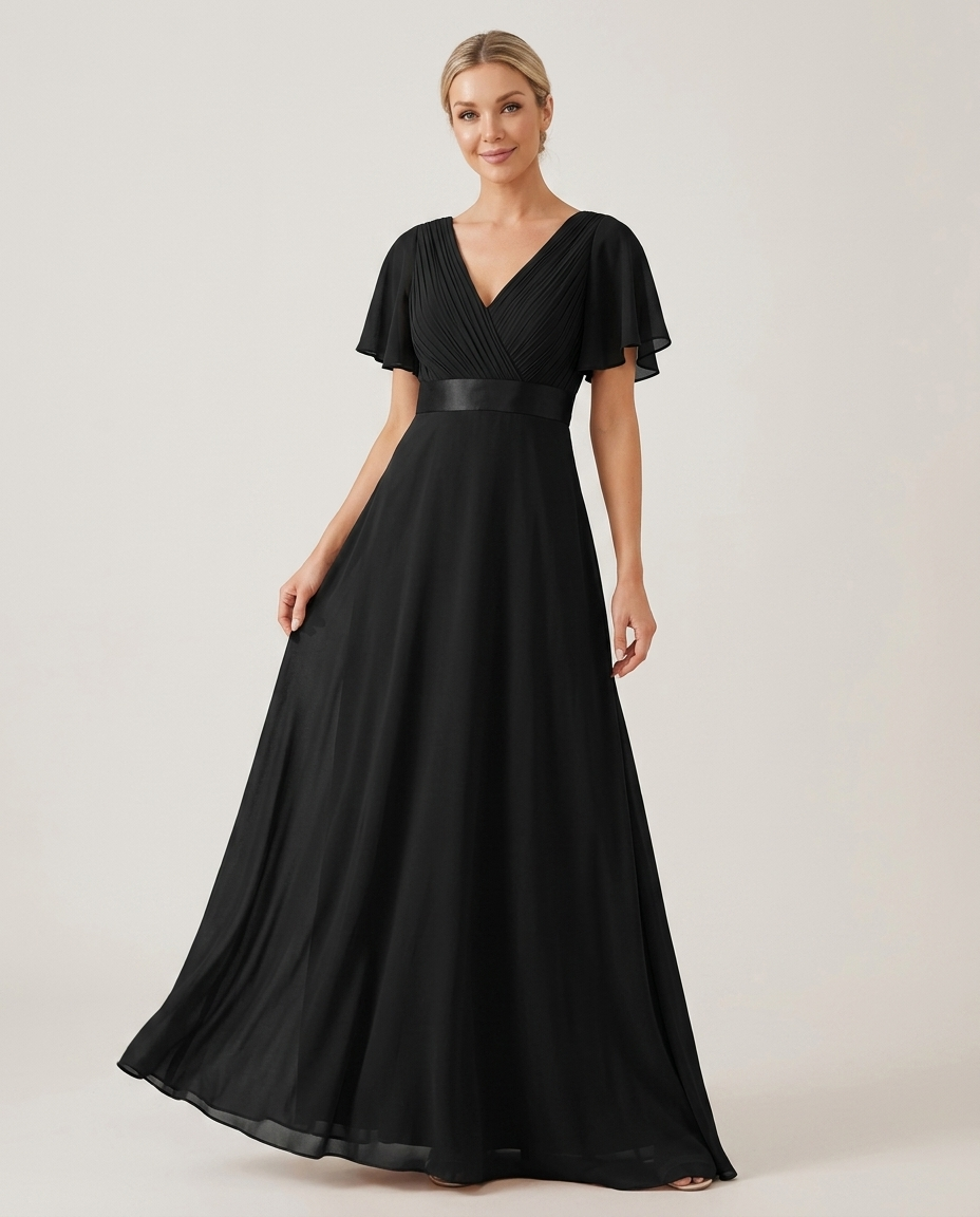 Driftly | Dress Women's Maxi Empire Waist - Chiffon