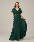 Driftly | Dress Women's Maxi Empire Waist - Chiffon