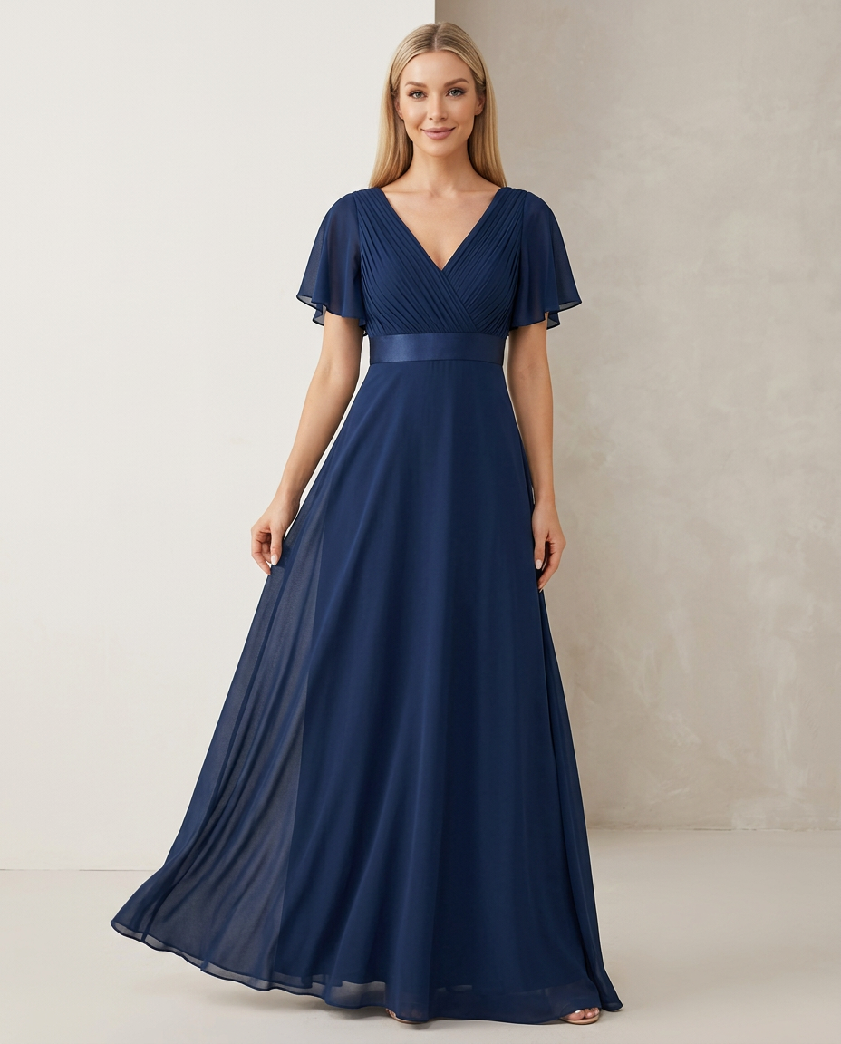 Driftly | Dress Women's Maxi Empire Waist - Chiffon