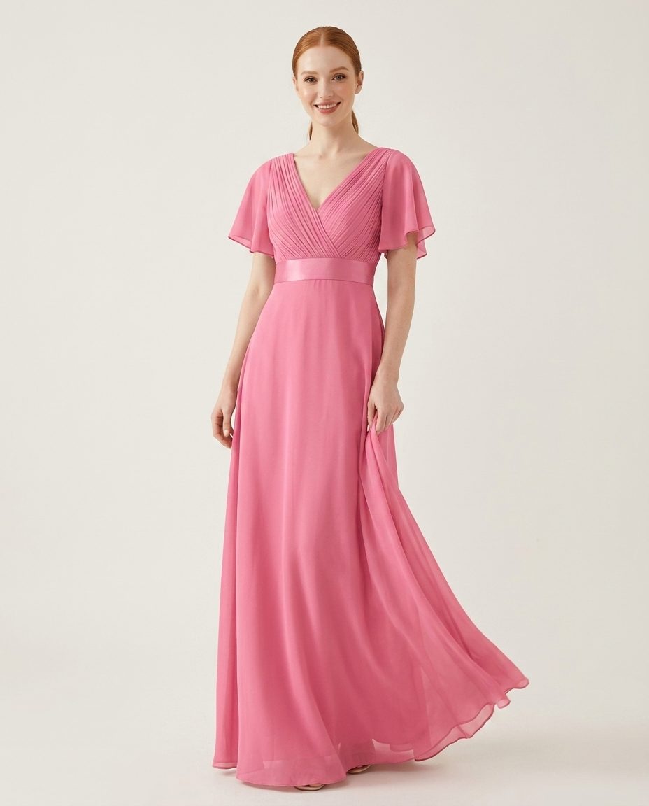 Driftly | Dress Women's Maxi Empire Waist - Chiffon