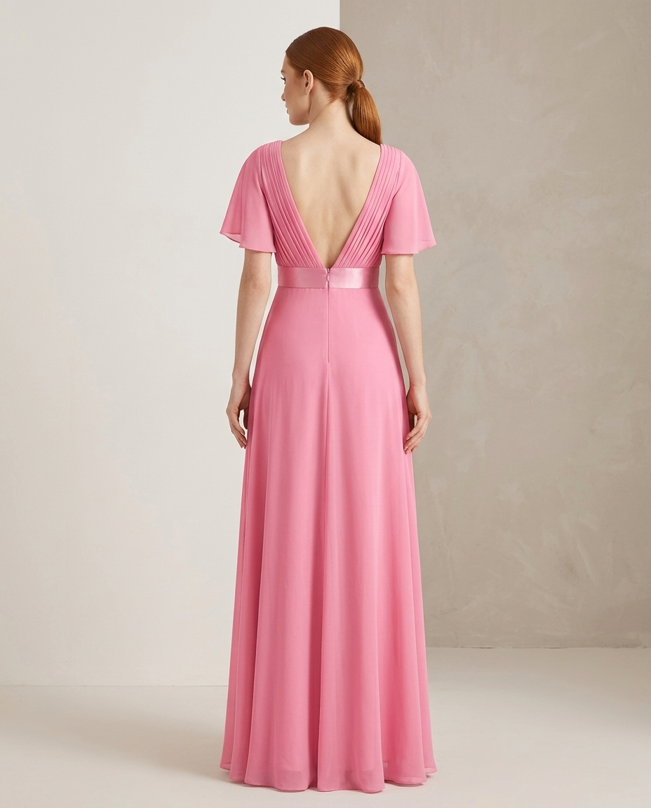 Driftly | Dress Women's Maxi Empire Waist - Chiffon