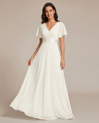 Driftly | Dress Women's Maxi Empire Waist - Chiffon