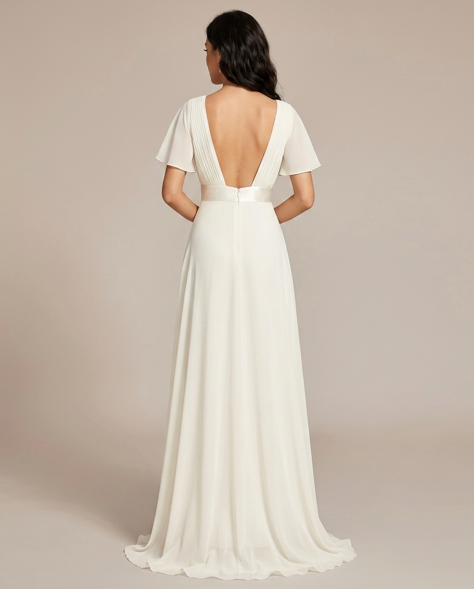 Driftly | Dress Women's Maxi Empire Waist - Chiffon
