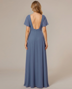 Driftly | Dress Women's Maxi Empire Waist - Chiffon