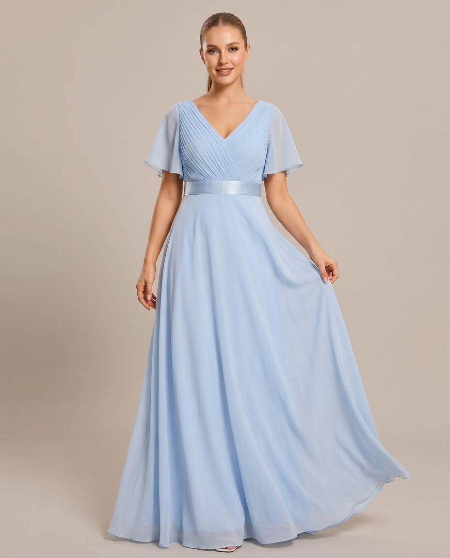 Driftly | Dress Women's Maxi Empire Waist - Chiffon