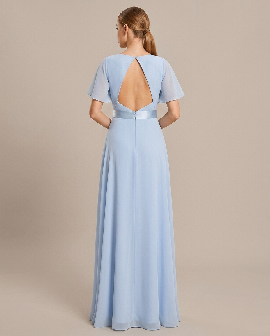 Driftly | Dress Women's Maxi Empire Waist - Chiffon