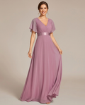Driftly | Dress Women's Maxi Empire Waist - Chiffon