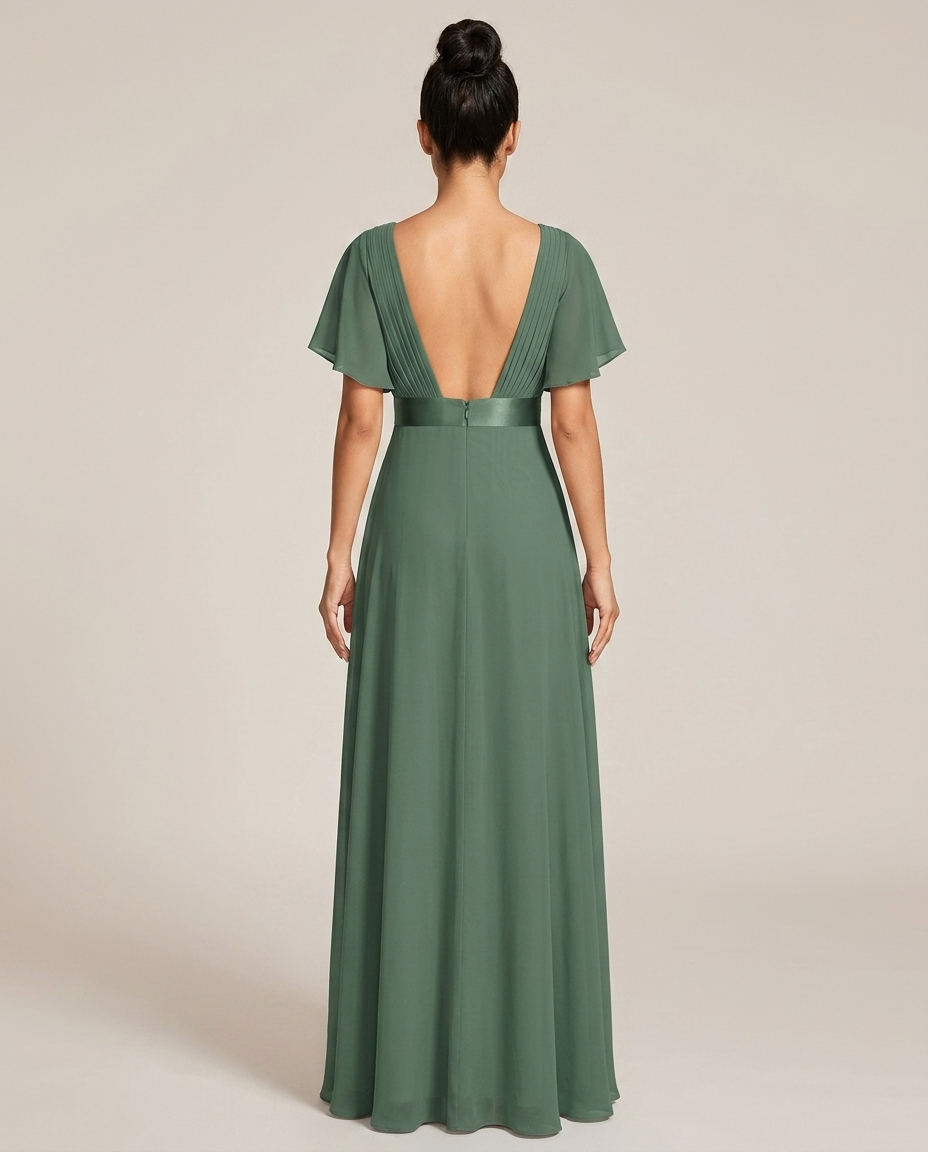 Driftly | Dress Women's Maxi Empire Waist - Chiffon