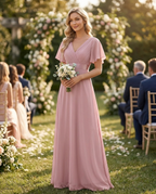 Driftly | Dress Women's Maxi Empire Waist - Chiffon