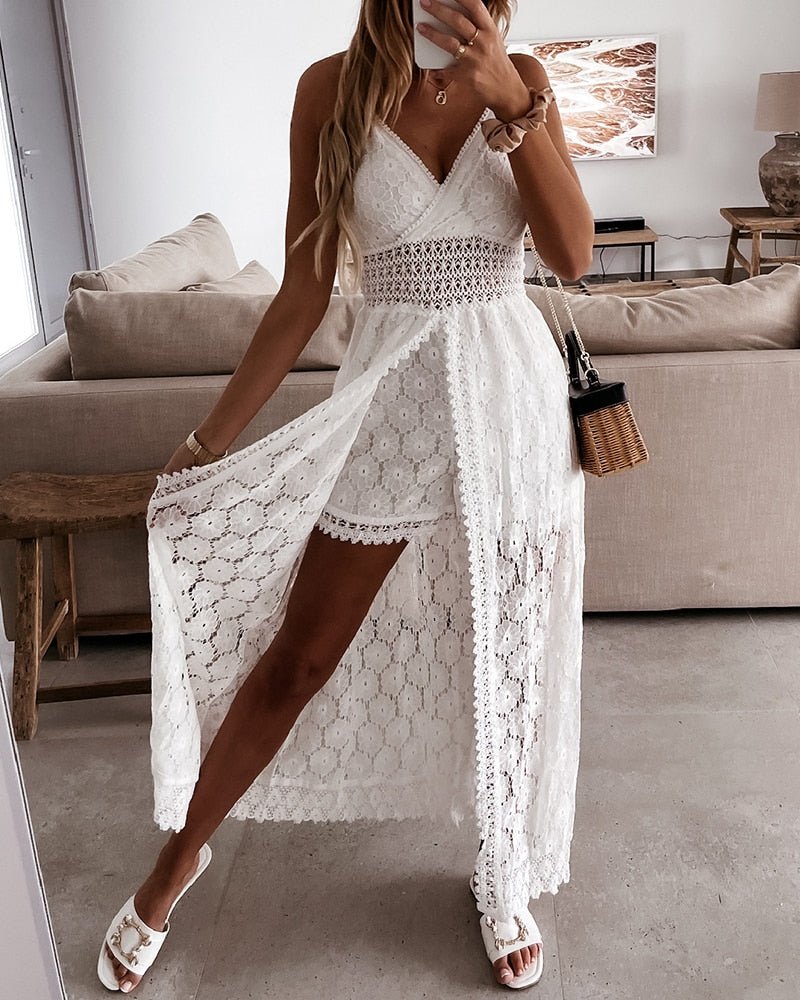 Driftly | Jumpsuit Women's Elegant Lace - Polyester