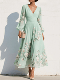 Driftly | Dress Women's Midi Floral Print - Viscose