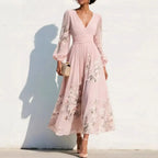 Driftly | Dress Women's Midi Floral Print - Viscose