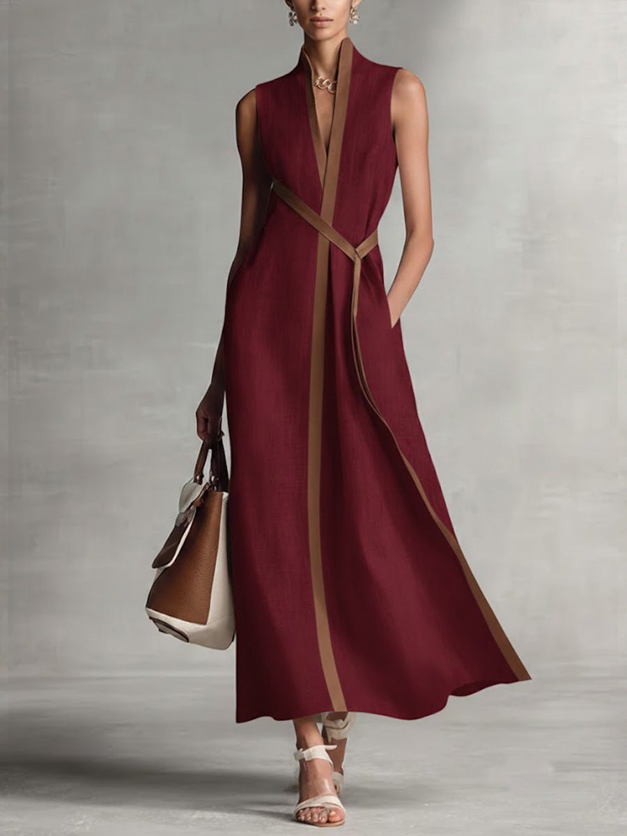 Driftly | Dress Women's Midi - Linen