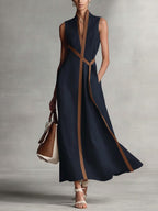 Driftly | Dress Women's Midi - Linen