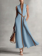 Driftly | Dress Women's Midi - Linen