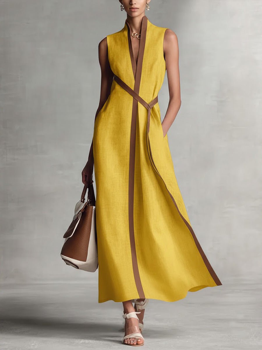 Driftly | Dress Women's Midi - Linen