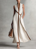 Driftly | Dress Women's Midi - Linen