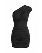 Driftly | Dress Women's Mini One-Shoulder - Viscose