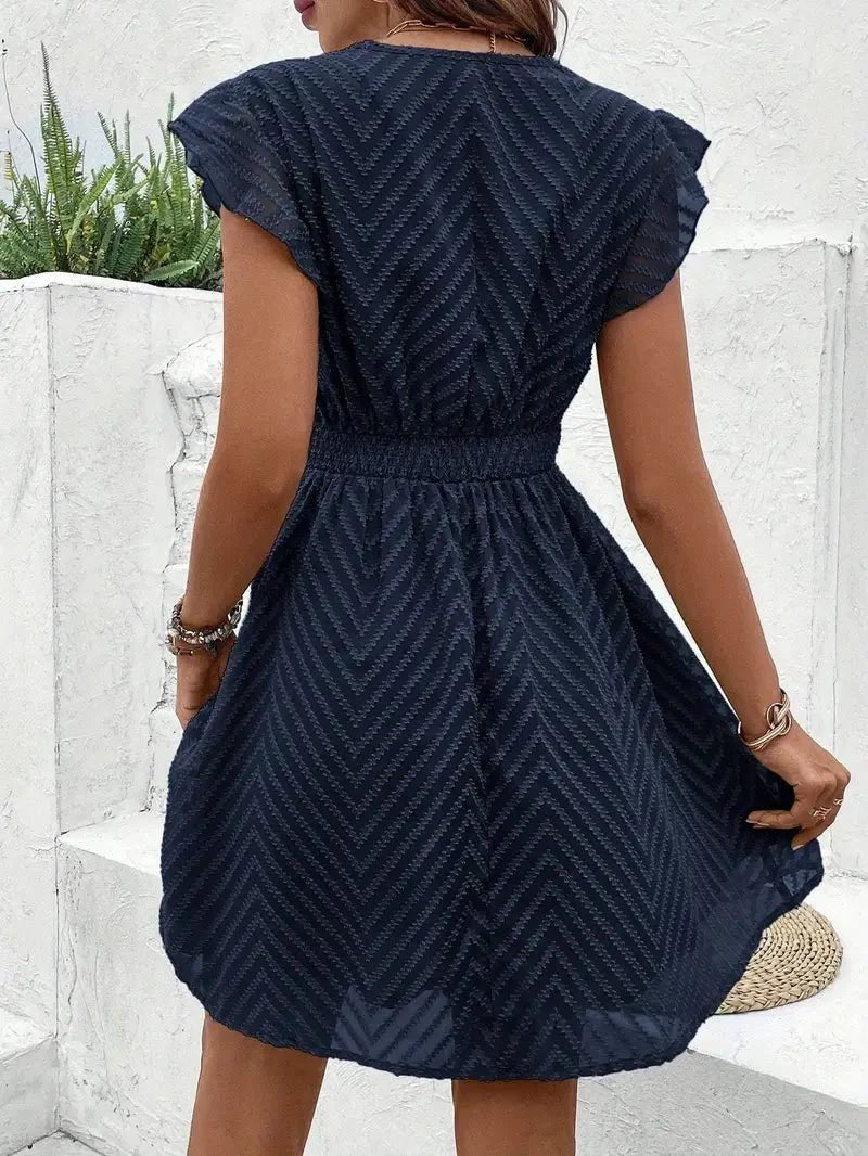 Driftly | Dress Women's Summer V-Neck Flared Mini - Lace